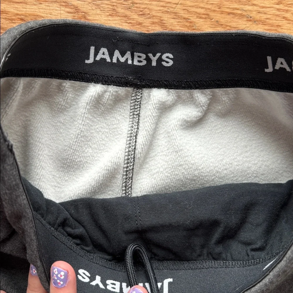 Jamby's Men's Small Heavyweight‎ Drawstring Jogger Pants Fleece Lined 27